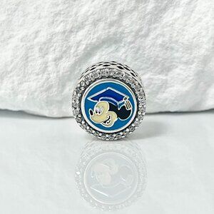 Pandora Disney Parks Class of 2023 Mickey Bead Charm S925 Silver Charm